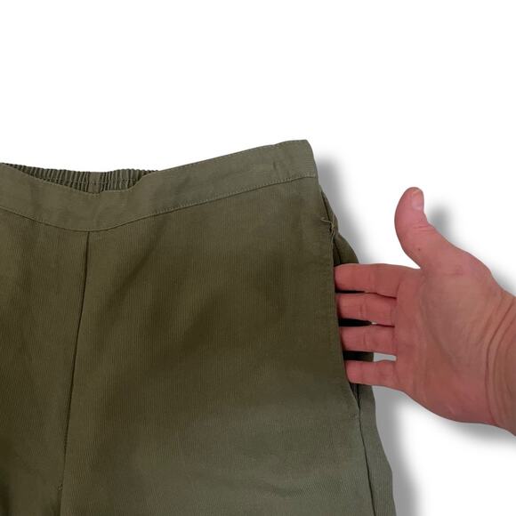 80s vibe Alfred Dunner Classic Fit corduroy straight leg relaxed fit pants - Picture 3 of 4